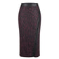 Black Wool Women Skirt