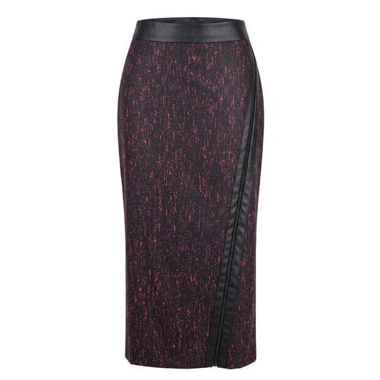 Black Wool Women Skirt