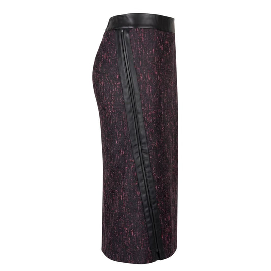 Black Wool Women Skirt