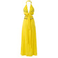 Yellow Viscose Women Dress