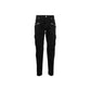 Black Cotton Cargo Pants
