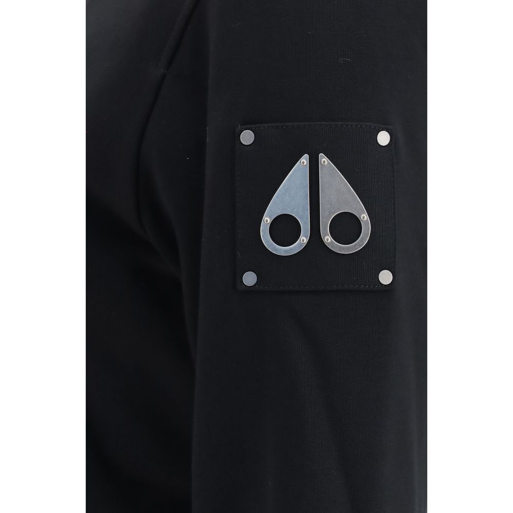 Black Cotton Sweatshirt