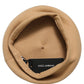 Beige Wool French Style Beret Capello Hat