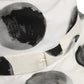 White Cotton Big Polka Dot Pattern Bucket Hat