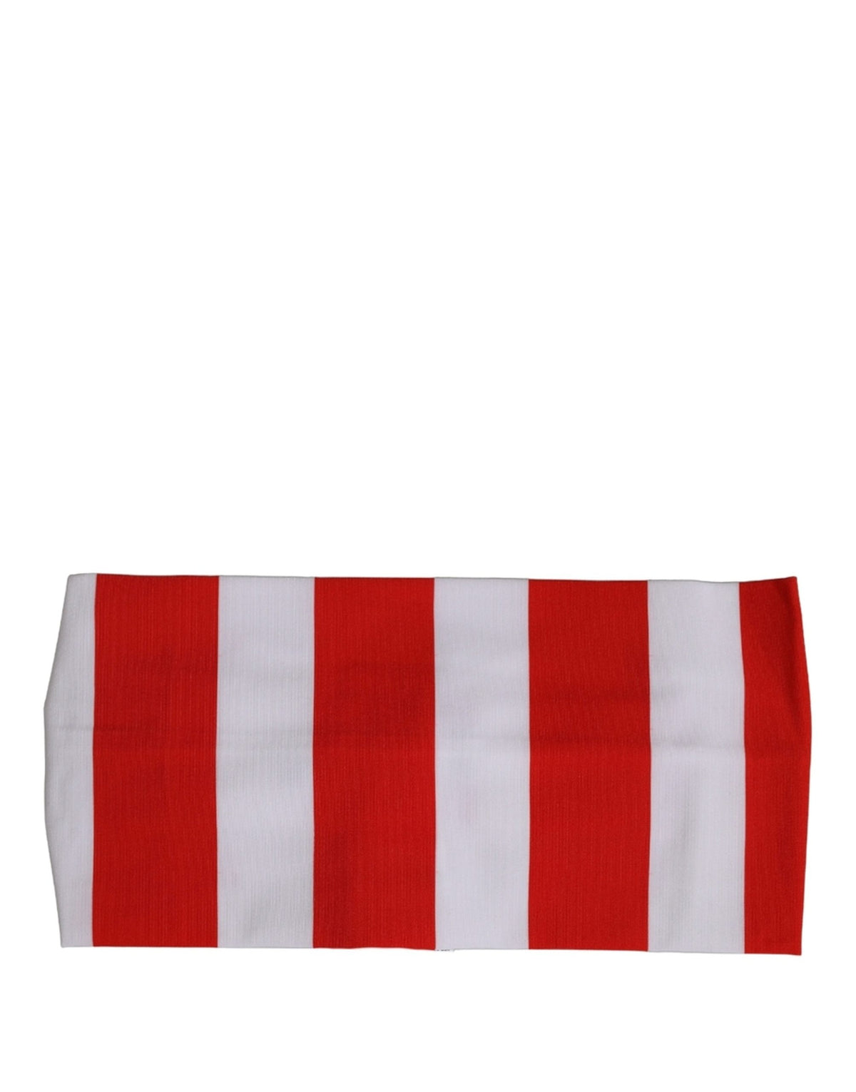 Red White Stripes Nylon Head Wrap One Size Headband