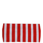Red White Stripes Nylon Head Wrap One Size Headband