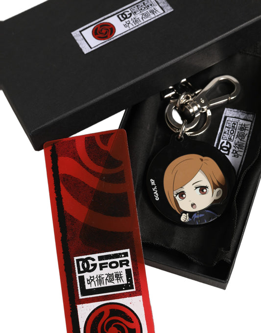 Black Kaisen Nobara Kugisaki Charm Metal Keychain Keyring