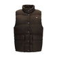 Brown Goose Down Sleeveless Jacket