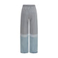Multicolor Cotton Casual Pants