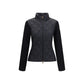 Black Cotton Shell Jacket