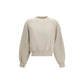 Beige Cotton Sweatshirt