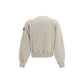 Beige Cotton Sweatshirt