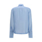 Blue Wool Oves Aries Dress Shirt