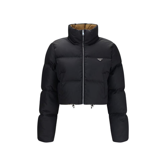 Black Goose Down Full-Length Jacket
