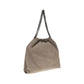 Beige Polyester Shoulder Bag