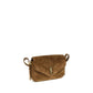Brown Suede Leather Shoulder Bag