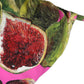 Fuchsia Pink Fig Print Beachwear Bikini Top
