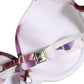 White Floral Print Nylon Beachwear Bikini Top