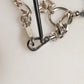Silver Tone Chain Signature DG Logo Pendant Necklace