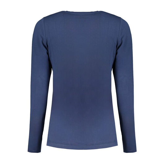 Blue Cotton Women's T-Shirt