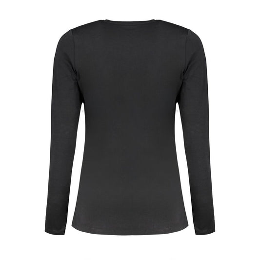 Black Cotton Women's T-Shirt