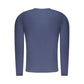 Blue Cotton Men T-Shirt