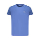 Blue Cotton Men's T-Shirt
