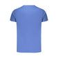 Blue Cotton Men's T-Shirt