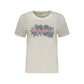 White Cotton Women's T-Shirt