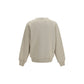 Beige Polyester Sweatshirt