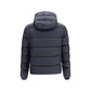 Blue Polyamide Full-Length Jacket