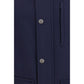 Blue Wool Oves Aries Full-Length Jacket