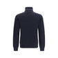 Blue Cashmere Turtleneck