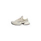Black And White Textile Chunky Sneakers