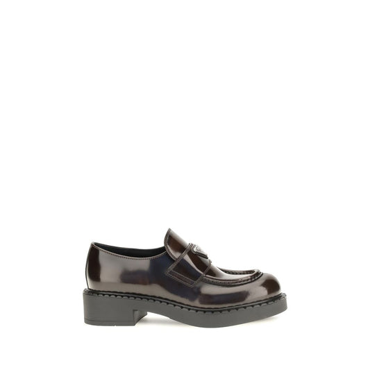 Brown Calf Leather Bos Taurus Slip-On Loafers