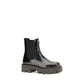 Black Calf Leather Bos Taurus Chelsea Boots