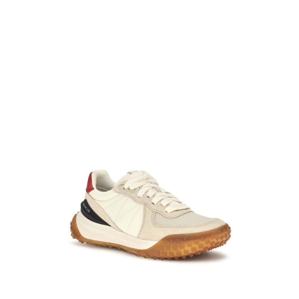 Beige Polyamide Athletic Sneakers