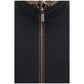 Black Cashmere Bomber