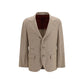 Beige Cotton Blazer