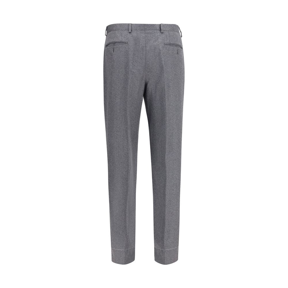 Gray Wool Oves Aries Casual Pants