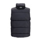 Black Polyamide Sleeveless Jacket