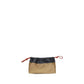 Beige Calf Leather Bos Taurus Clutch Bag