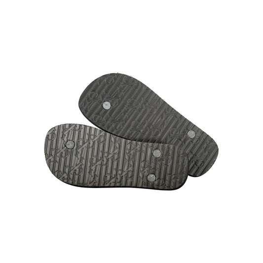 Black Polyurethane Women Sandal
