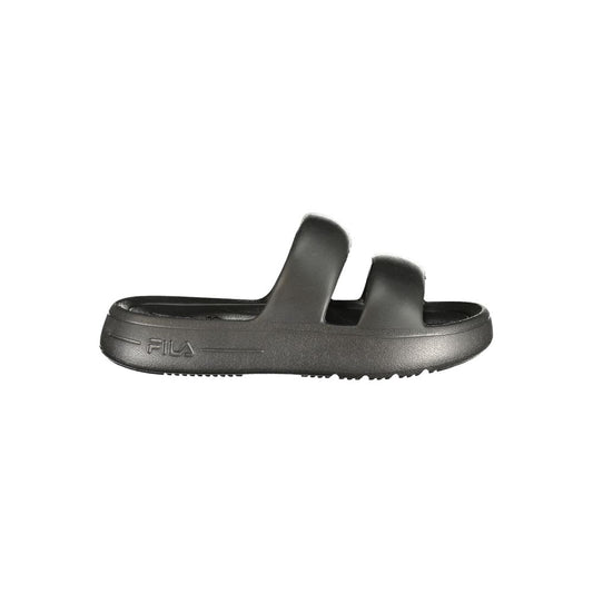 Black Polyurethane Women's Sandal