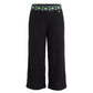Black Polyamide Women Pants