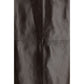 Brown Leather Long Skirt