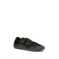 Black Nylon Low Top Sneakers
