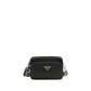Black Recycled Polyamide Shoulder Bag