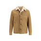 Brown Leather Full-Length Jacket
