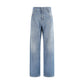 Blue Cotton Relaxed Fit Jeans